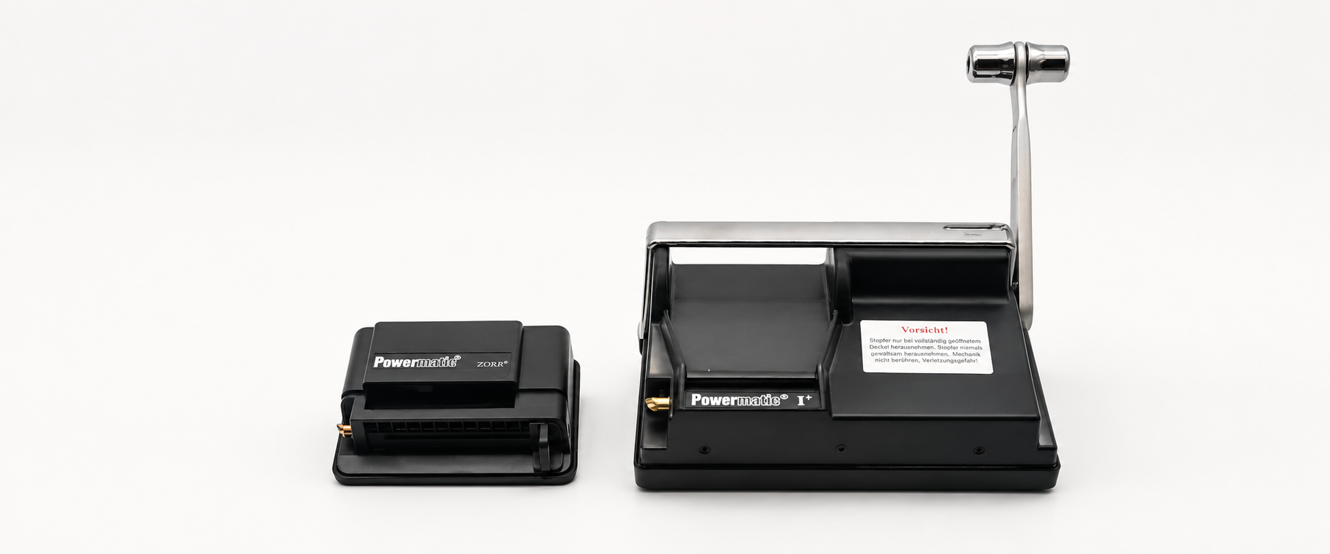 Original-ZORR Powermatic Mini und ZORR Powermatic I+ Elite Zigarettenstopfmaschinen